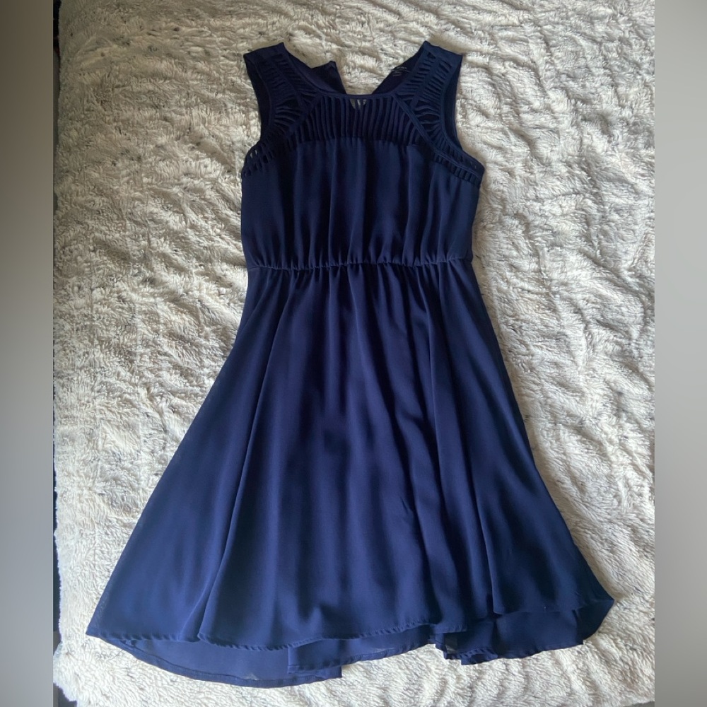 Navy Sleeveless Dress
